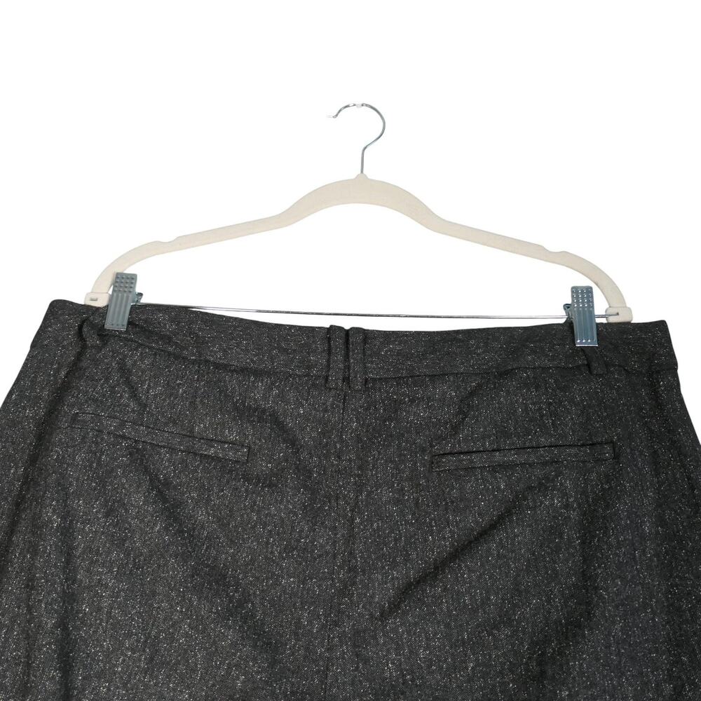 Talbots Dress Pants Womens 18 Gray Wool Blend Wide Leg Lined Windsor Career - Picture 9 of 11